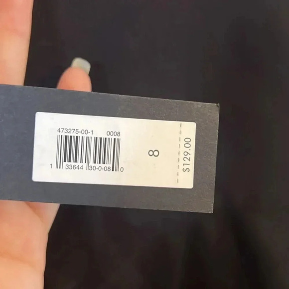 NWT Banana Republic black spaghetti strap dress - Picture 10 of 11